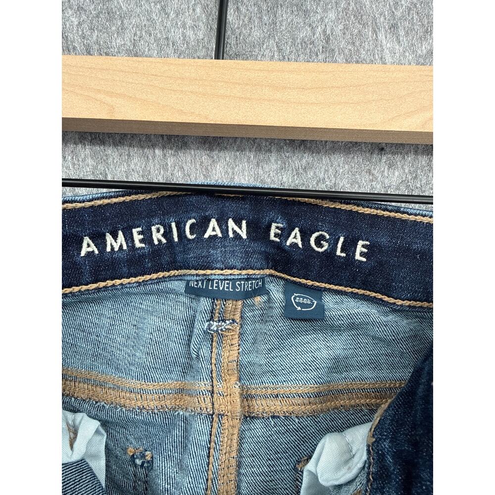 American Eagle Blue Stretch Jegging Jeans Size 00 - Picture 3 of 5